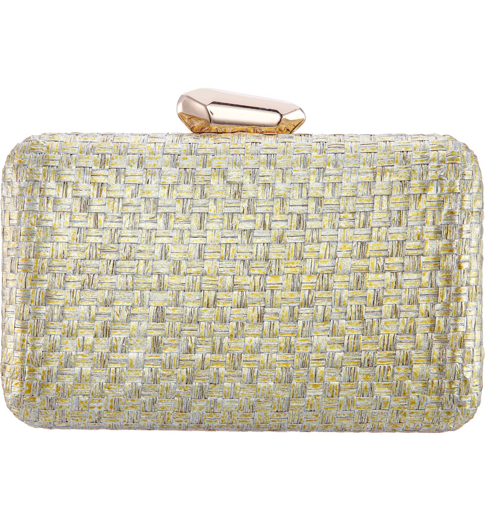 Metallic Woven Minaudière | Nordstrom