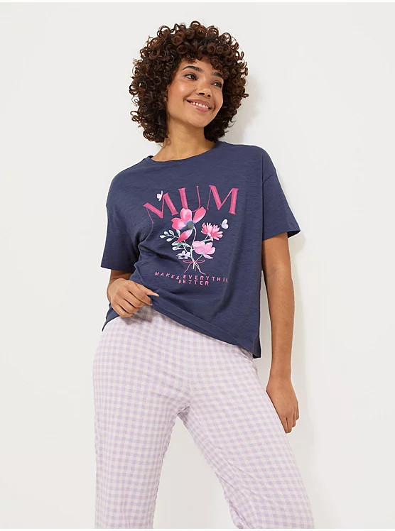 Mum Gingham Pyjamas | George at ASDA