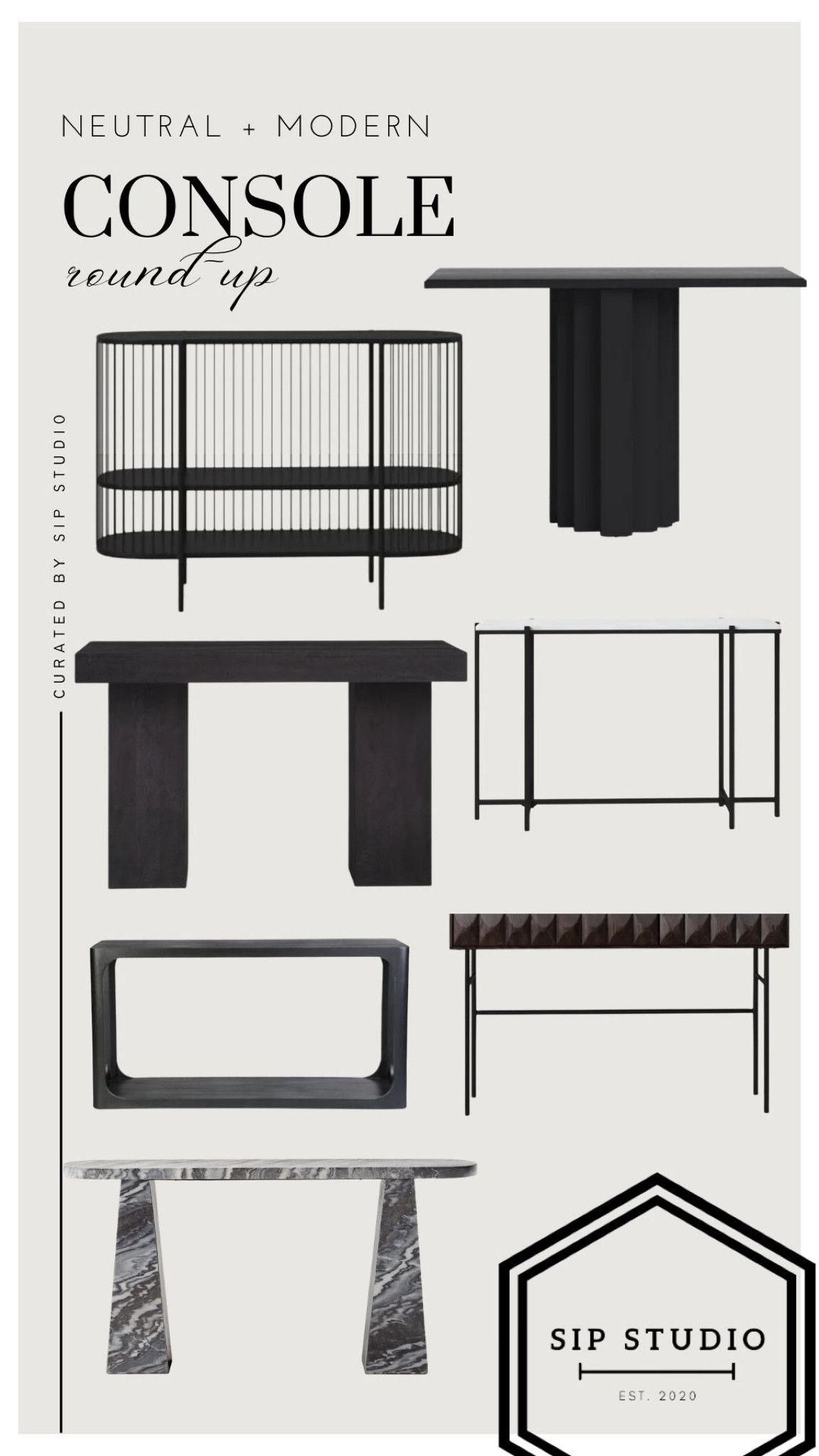 Neutral and modern console round up 

#allmodern #westelm #wayfair 
#homedecor #console 

#LTKstyletip #LTKhome #LTKsalealert