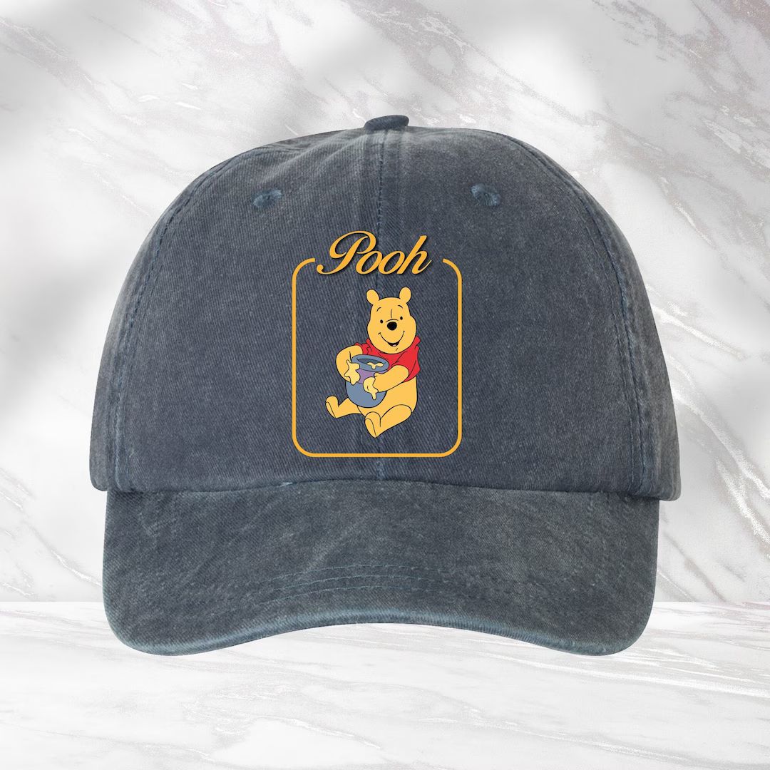 Disney Pooh Hat, Disney Family Hat, Disney World Hat, Disneyland Hat, Pooh Honey Hat, Disney Winn... | Etsy (US)