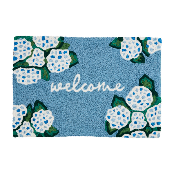 Hydrangea Washable Rug | Mud Pie