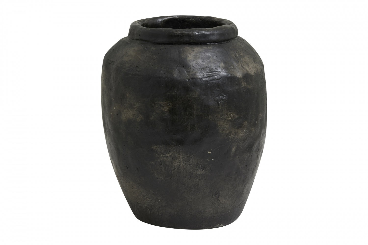 CEMA Medium Pot in Black | Burke Decor