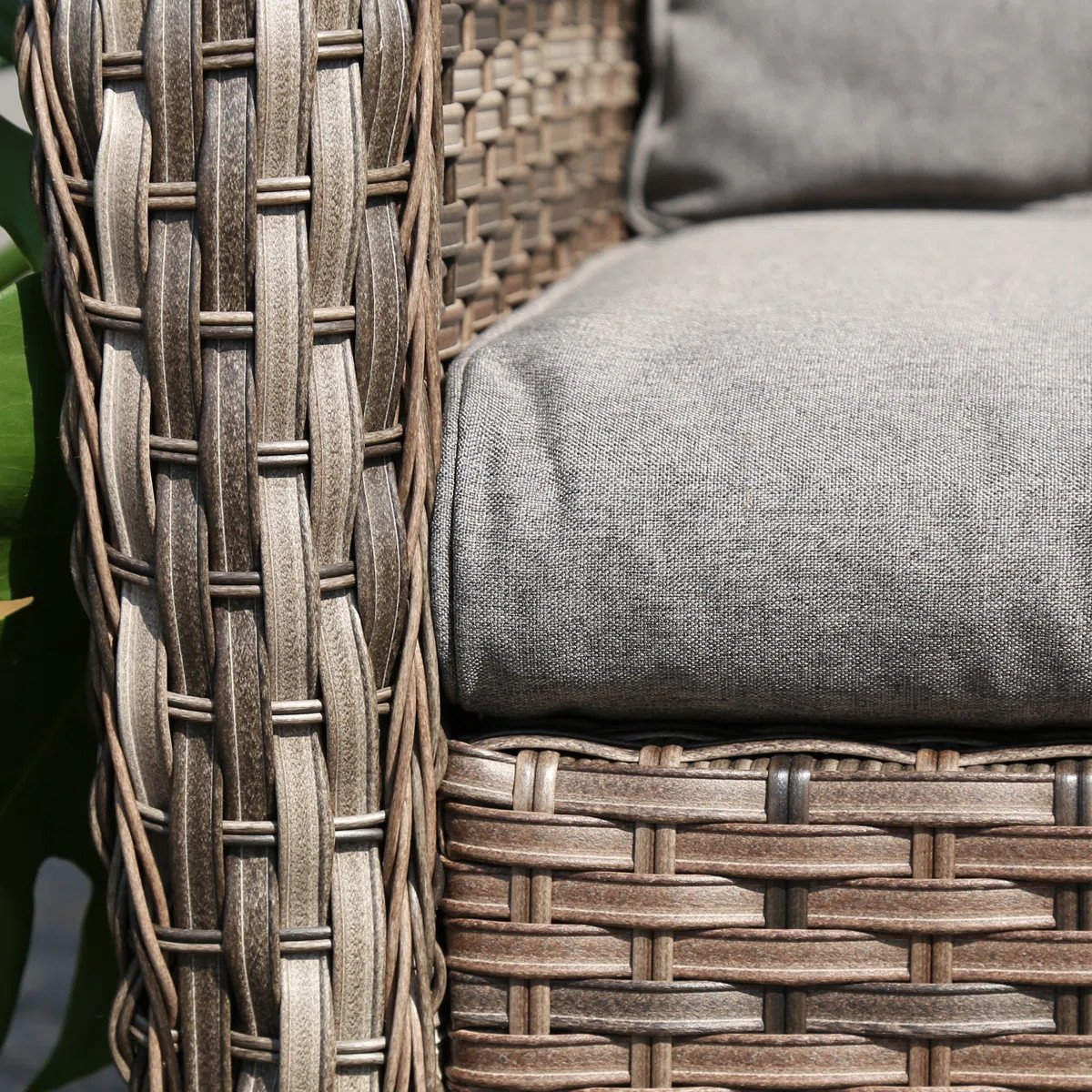 Araneli All-Weather Wicker 2 - Person Patio Conversation Sets with Cushions | Wayfair North America
