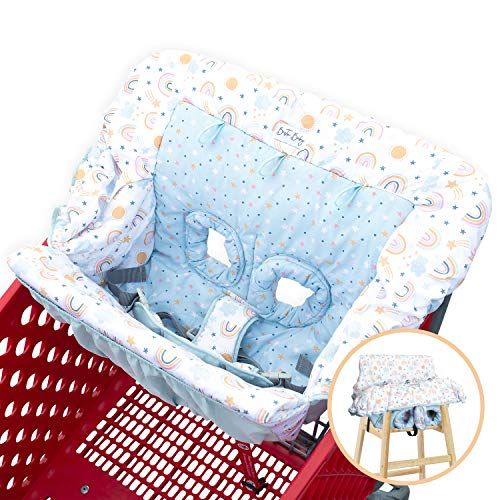Bristin Baby Shopping Cart High Chair Cover for Infant Babies Comfortable Cushy Unisex Made of Soft  | Amazon (US)