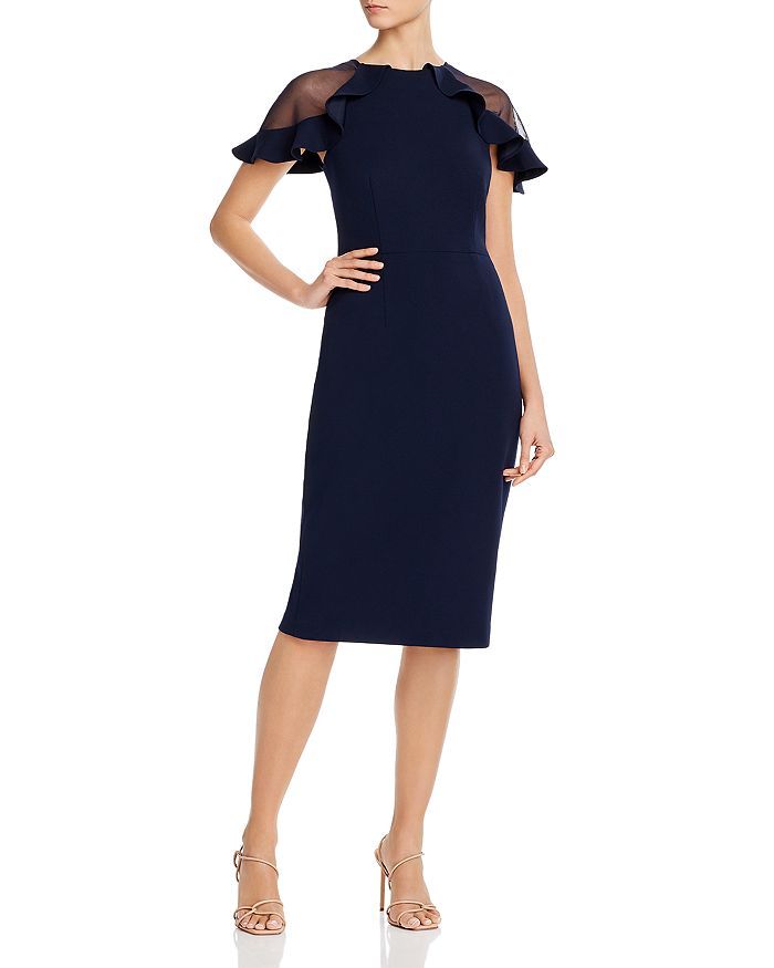 Ruffle Sleeve Cocktail Dress | Bloomingdale's (US)