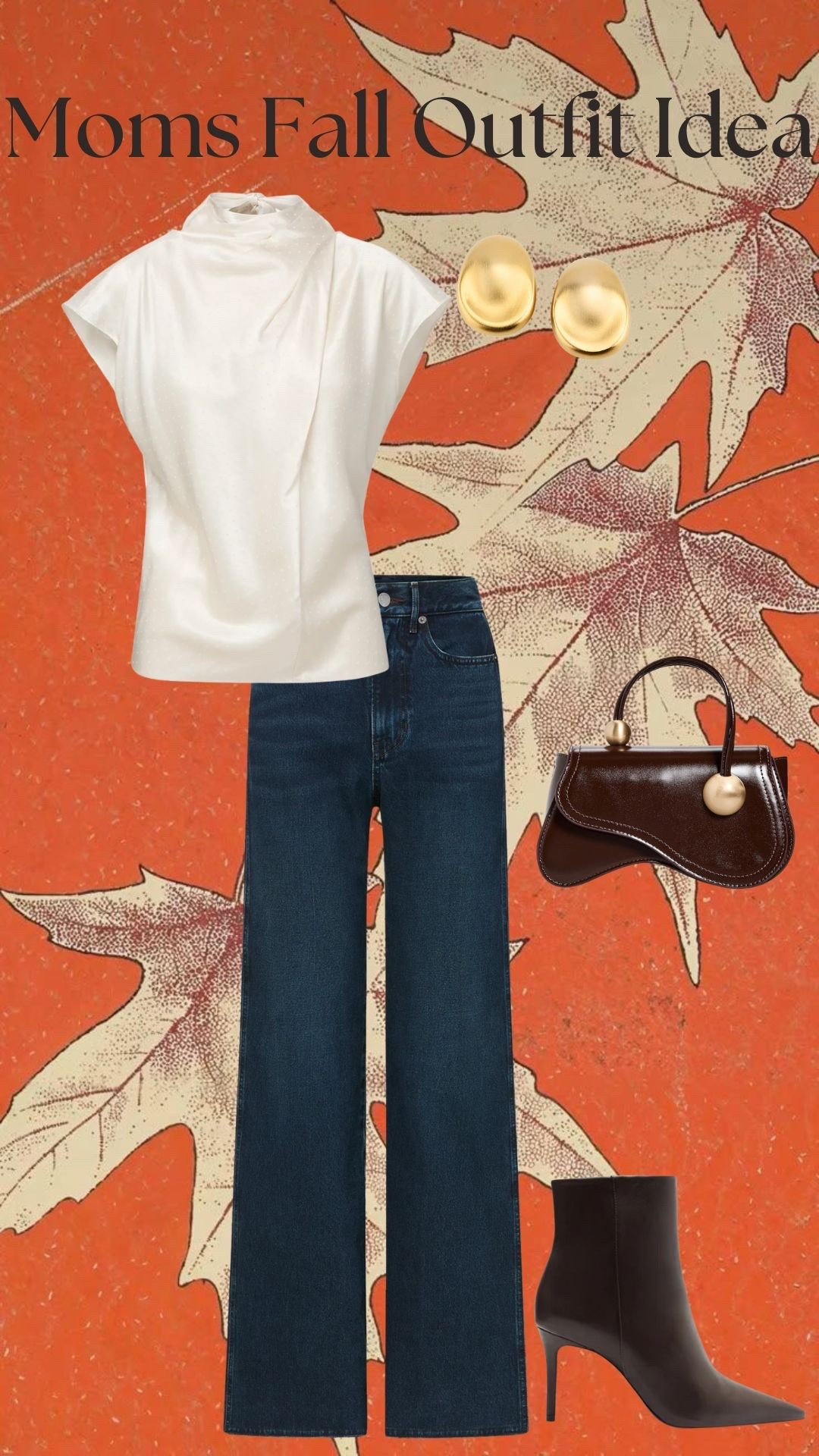 Mom’s Fall Outfit Idea!
Silky blouse, Wide-Leg Jeans, Pointed Toe booties, Brown Bag, Gold Drop Circle Earrings!

#LTKSeasonal #LTKStyleTip #LTKShoeCrush