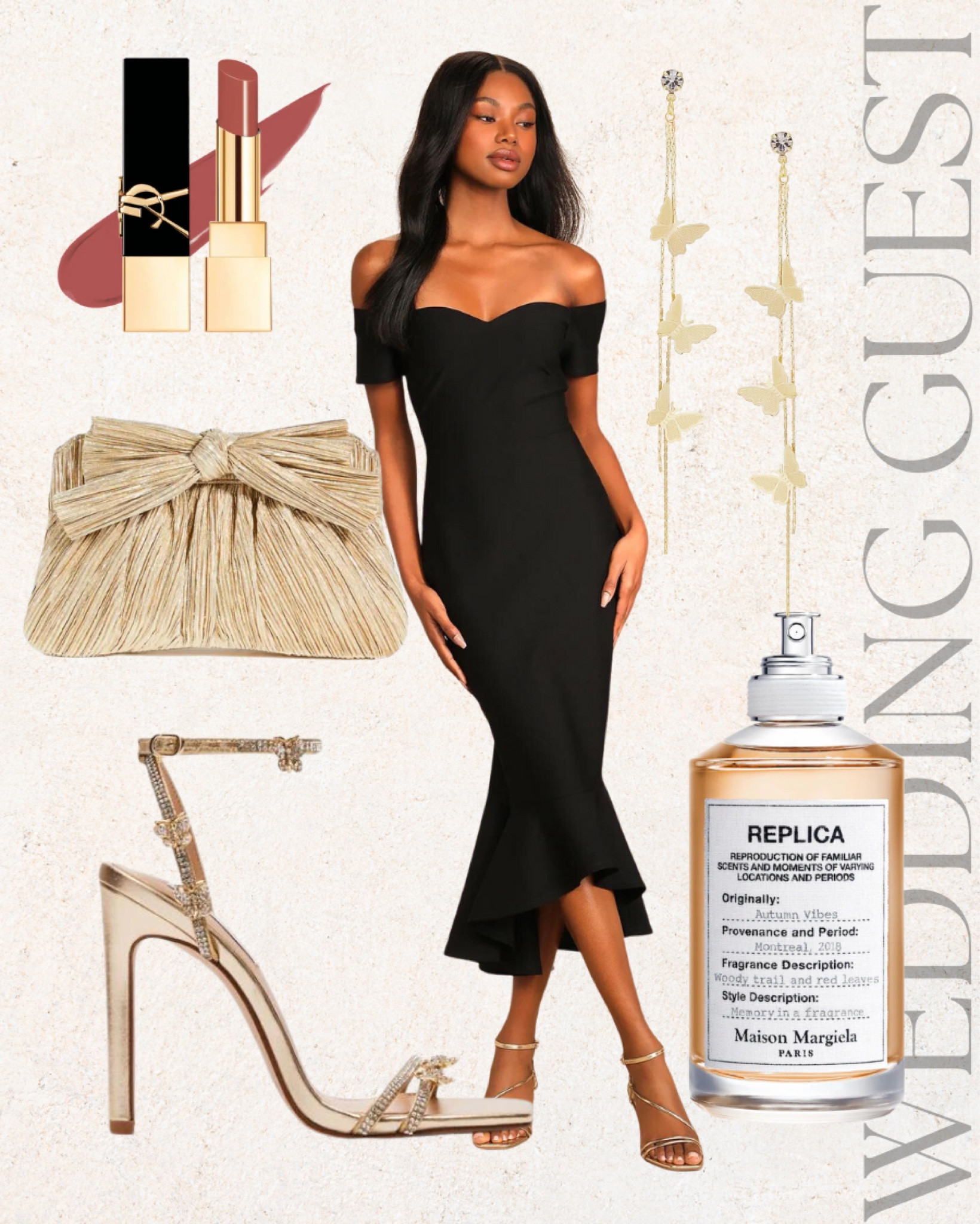 Fall wedding guest dress outfit idea.

wedding guest dress // date night // cocktail dresses // date night outfit // black tie wedding // wedding shoes // wedding guest dress fall // wedding guest fall // fall wedding guest dress // wedding guest look