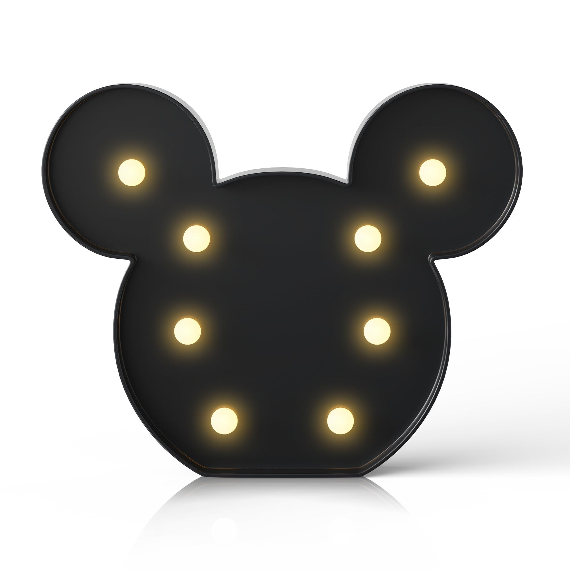 Black Mouse Decor, Battery Powered Night Light for Kids, Birthday Decorations, Kids Room Decor fo... | Amazon (US)