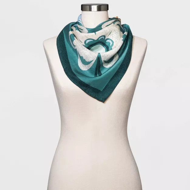 Women's Printed Washable Silk Scarf - Universal Thread™ | Target