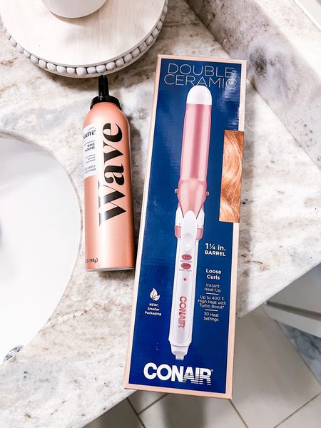 Hair routine // My curling wand died so I grabbed this curling iron at Walmart today and so far it’s amazing! 1.25” for loose curls/waves. 

Suave wave mousse holds curls without crunch. 

#LTKbeauty #LTKunder50 #LTKstyletip