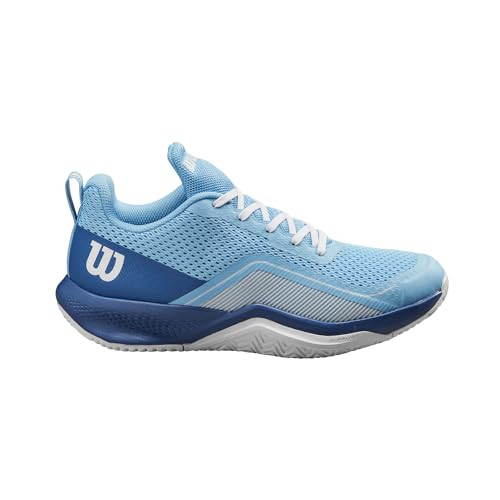 Wilson Rush Pro Lite Women's Tennis Shoe, Bonnie Blue/Deja Vu Blue/White, Size 10 | Amazon (US)