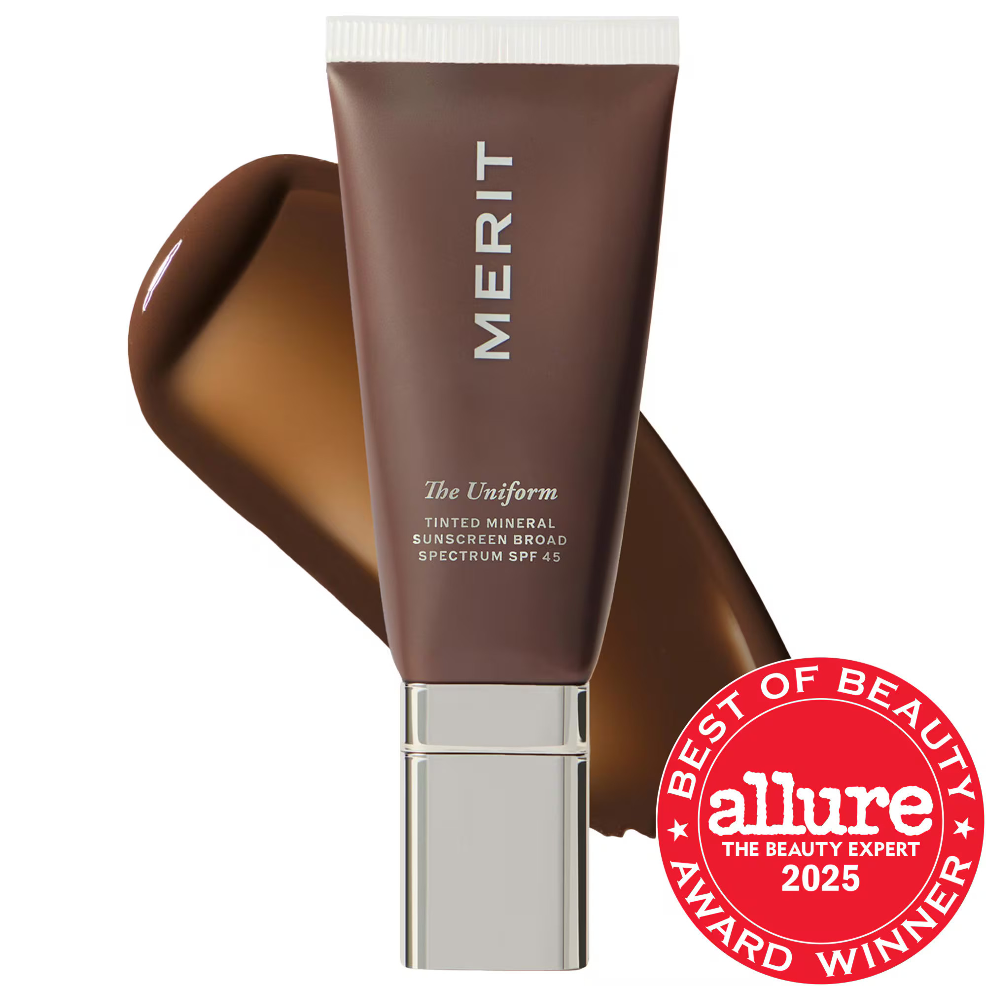 MERIT The Uniform Tinted Mineral Sunscreen Broad Spectrum SPF 45 2 1.7 oz/50 mL | Sephora (US)