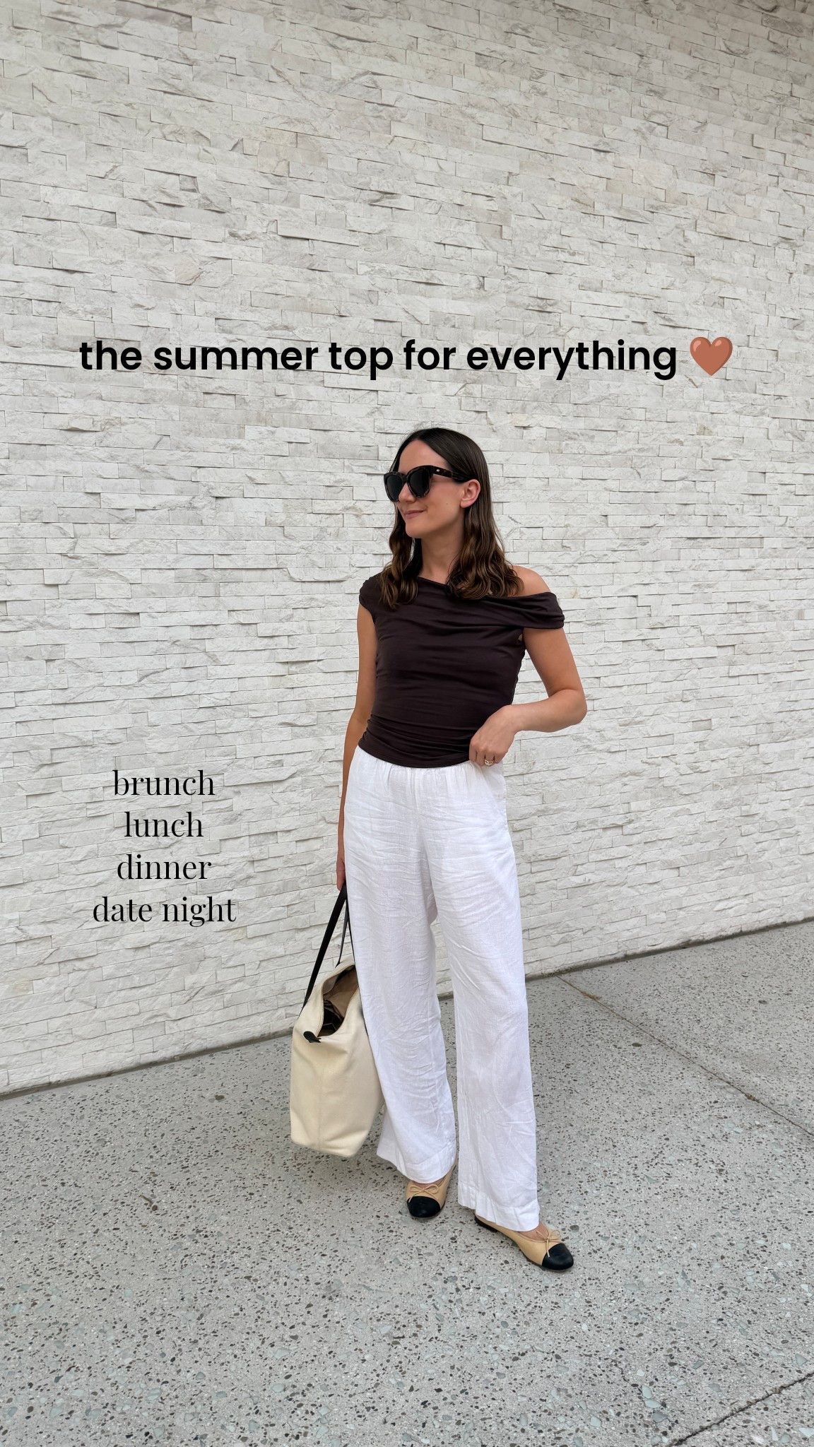 Brown one-shoulder summer top under $100 🤎 wearing size small (usually xs/small)



#LTKSeasonal #LTKootd