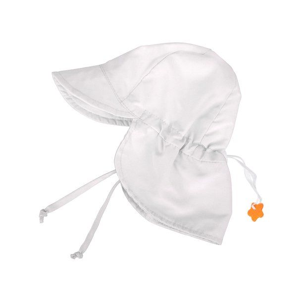 UPF 50+ UV Ray Sun Protection Baby Hat w/Neck Flap,White,2-4 Years | Walmart (US)