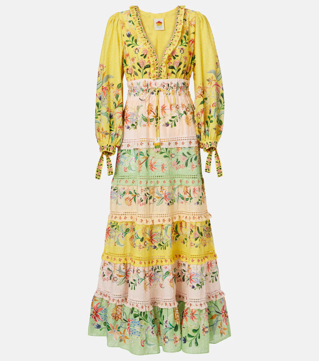 Delicate Flowers cotton maxi dress | Mytheresa (US/CA)