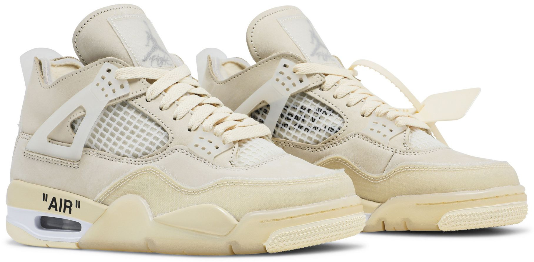 Off-White x Wmns Air Jordan 4 SP 'Sail' | GOAT