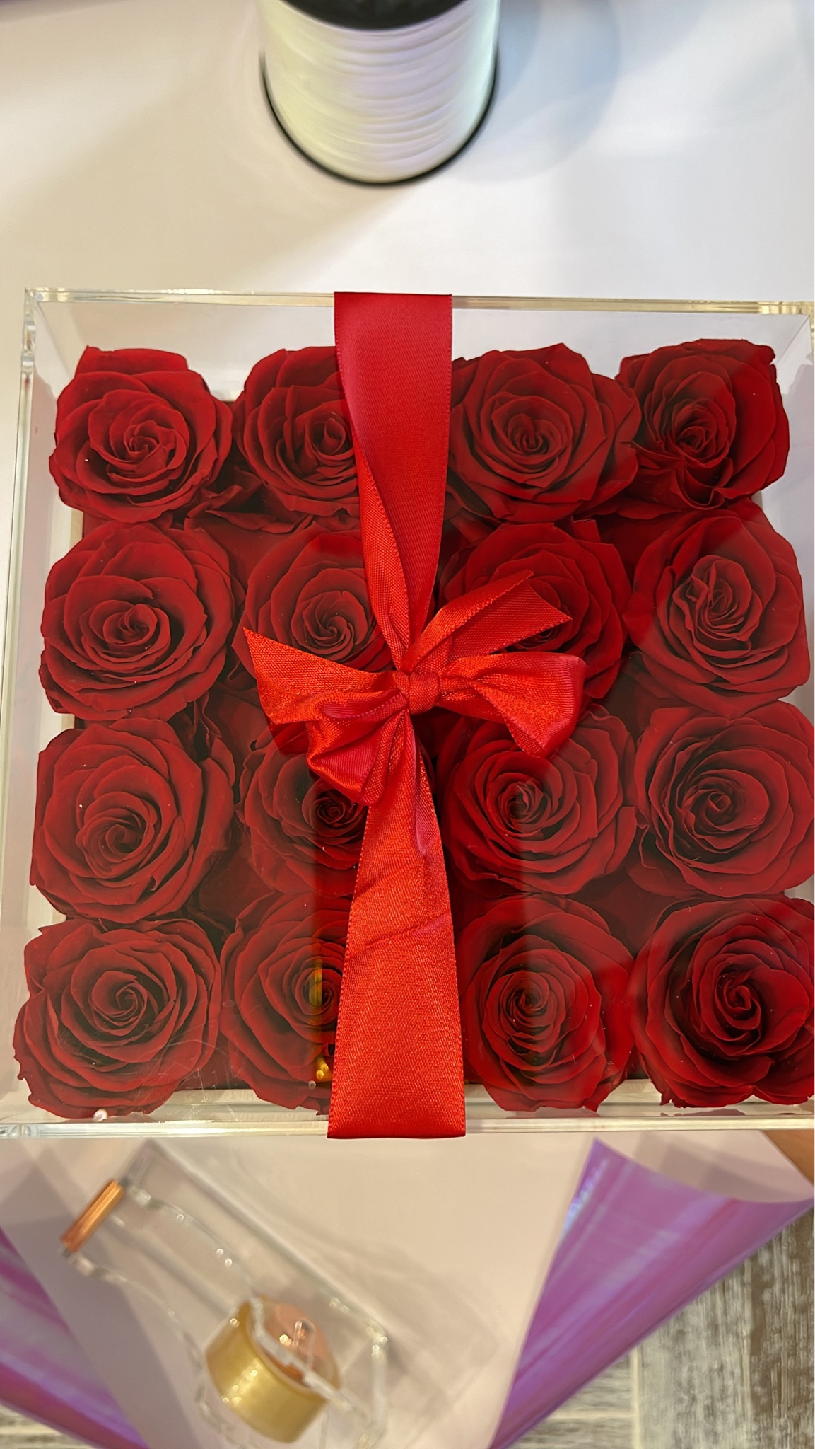 These are the preserved roses I gifted myself over two years ago 🥰 they look just as beautiful as brand new forever flowers! Preserved roses typically last at least 1 to 3 years so I consider these beautiful flower arrangements to be a much better value than flowers that wilt. 

They make the perfect gift for birthdays, Mother’s Day, Valentines or anniversary. This would be an elegant keepsake gift for a wedding bridal or baby shower as well  

Related: Gifts for mom , gifts with 2 day delivery , flowers by mail , forever roses 

#LTKHome #LTKStyleTip