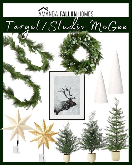 Neutral holiday decor at Target designed with Studio McGee!

Garland. Wreath. Ceramic trees. Gold star tree topper. Mini trees. Set of 3 Christmas trees. Christmas art. Framed holiday art. Deer art. Moose art. Christmas decor. 

#target #studiomcgee

#LTKhome #LTKHoliday #LTKunder100