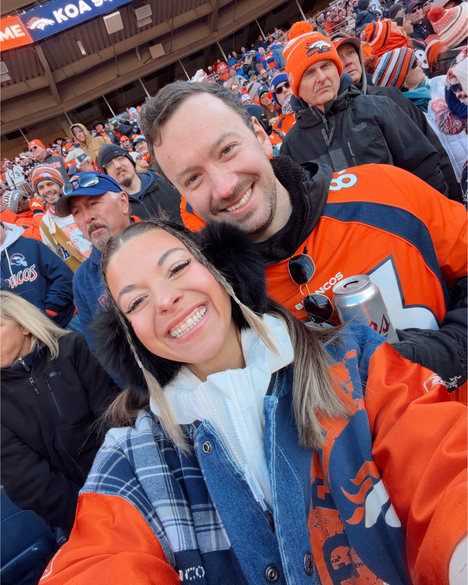 Nfl football playoff game outfit! White top and jeans with custom patchwork denim jacket

Revolve code: tulip
Vivrelle code: emersonhannon

Wearing my usual smalls/26

Football
Gameday
Broncos
Denim
Tailgate
Day date
Sports

#LTKdayinmylife #LTKootd #LTKSeasonal