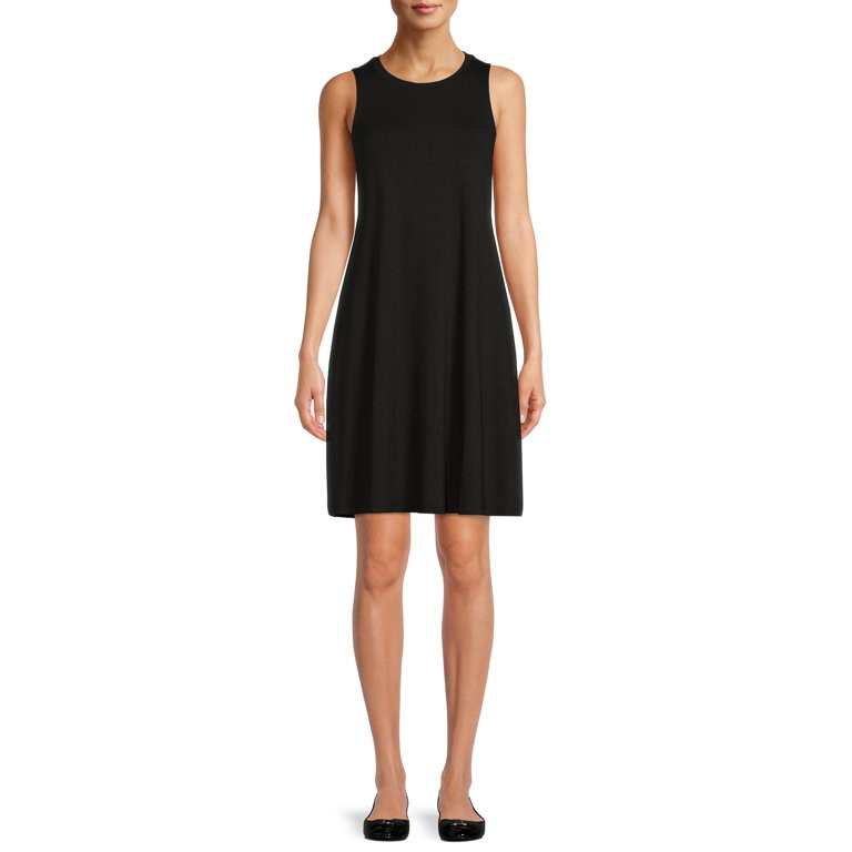 Time and Tru Women's Sleeveless Knit Dress | Walmart (US)