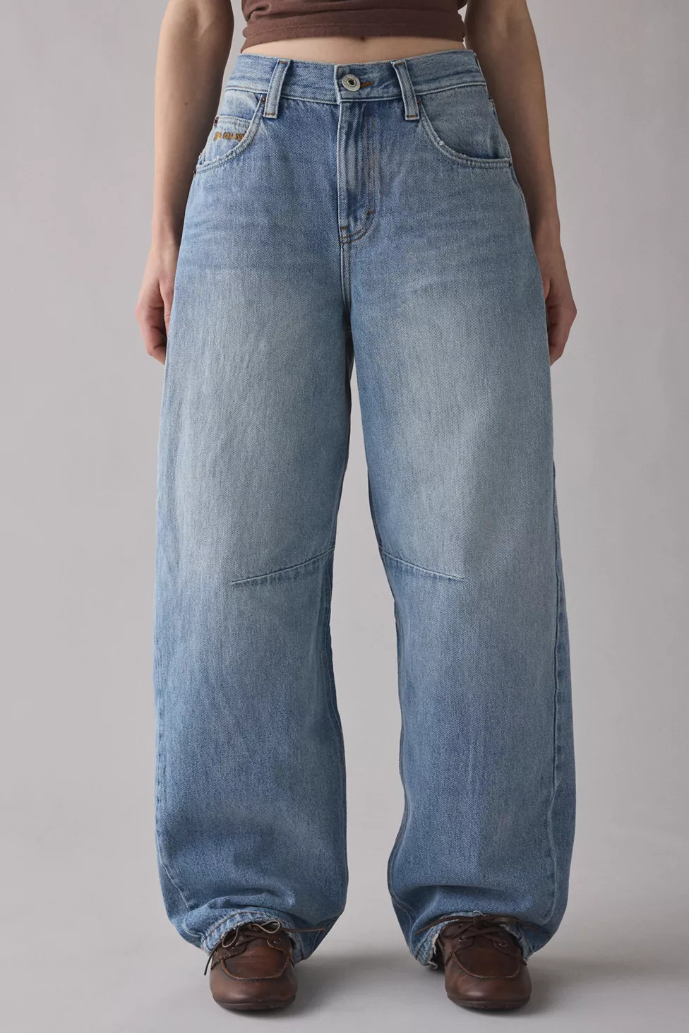 BDG Logan Buckle Baggy Barrel Jean | Urban Outfitters (US and RoW)