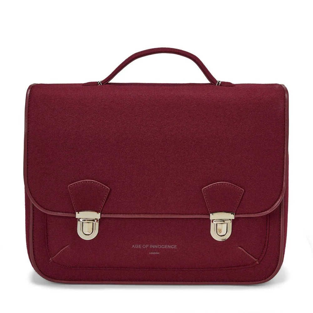 Boston Wool Burgundy | Age of Innocence