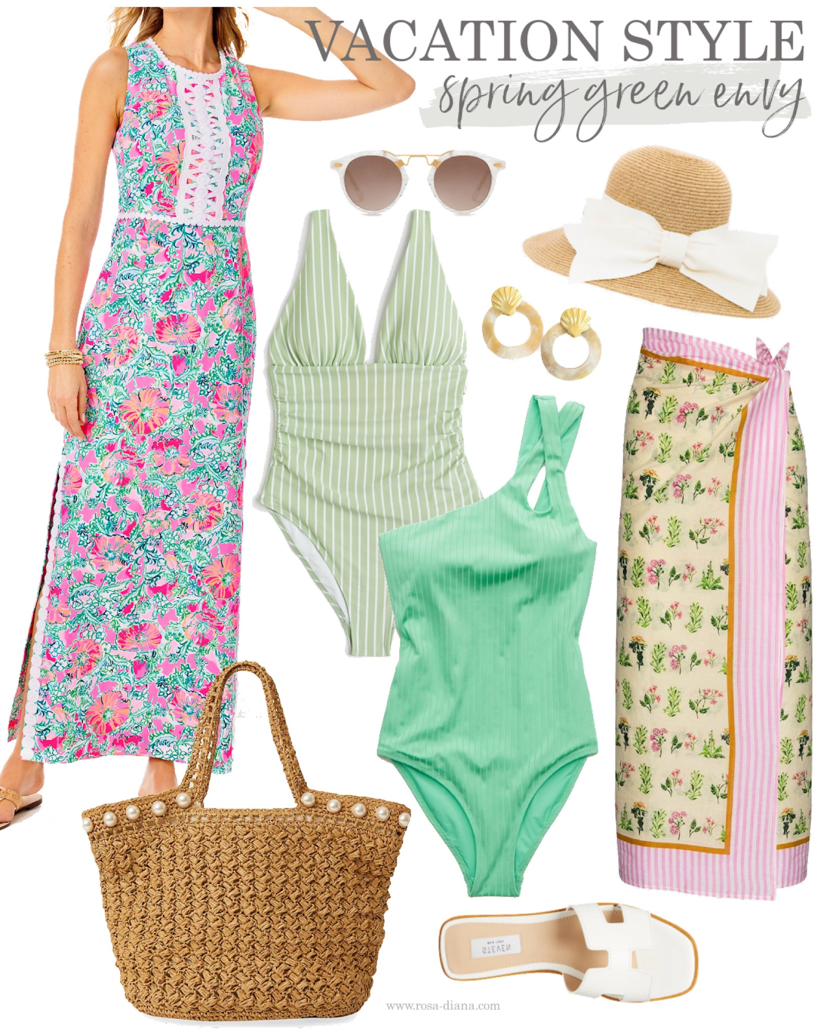 Spring break vacation style. Resort vibes. Vacation outfit ideas. Swimwear styles. Resort wear. Beach wear. Travel looks. Lilly Pulitzer. 

#LTKstyletip #LTKSeasonal #LTKtravel