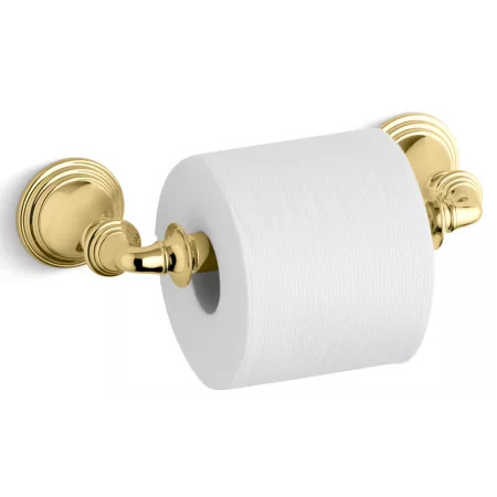 Kohler Devonshire Double Post Spring-Loaded Tissue HolderModel: K-10554-PB | Build.com, Inc.