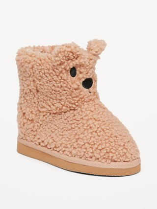Unisex Sherpa Faux-Fur Lined Critter Boots for Toddler | Old Navy (US)