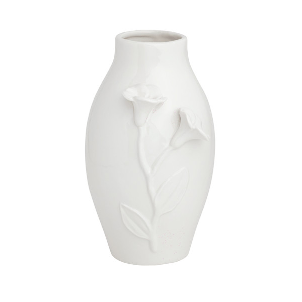 Large Stoneware Flower Vase | Mud Pie