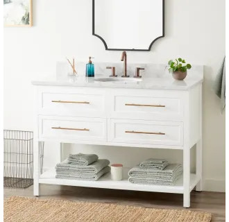 Robertson 48" Wood Single Vanity Cabinet - Choose Your Vanity Top and Sink Configuration | Build.com, Inc.