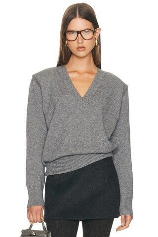 SEROYA Sylvie Sweater in Grey | FWRD 