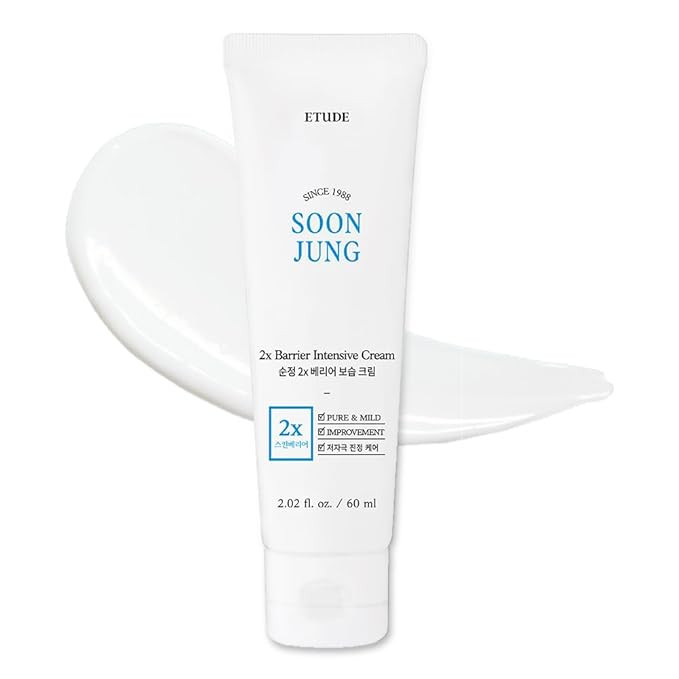 ETUDE House SoonJung 2x Barrier Intensive Cream 60ml (21AD) | Hypoallergenic Shea Butter Hydratin... | Amazon (US)
