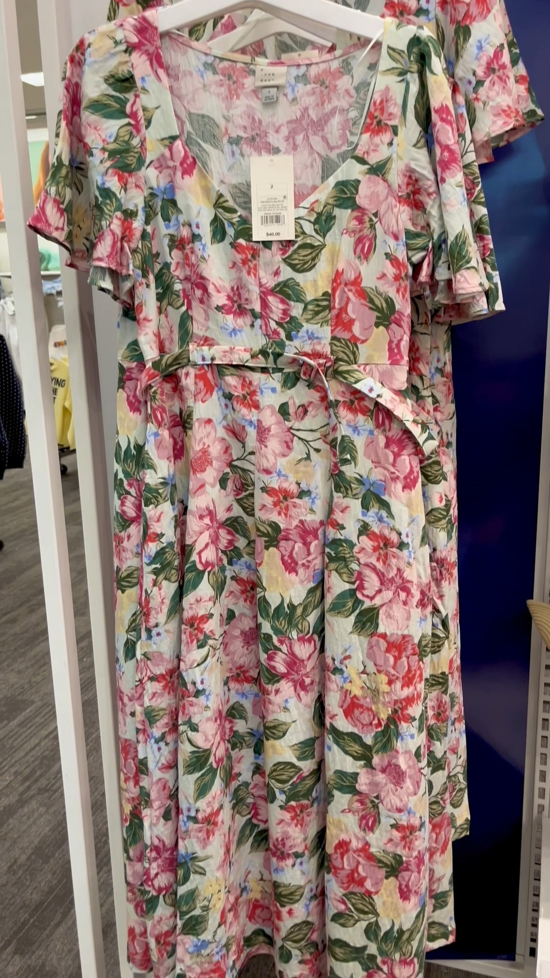 This pretty spring summer floral wedding guest dress is on sale today at Target.

Easter dress, garden party dress, outdoor wedding, back yard wedding, dressy casual wedding, semi formal wedding guest dress, party dress, event dress.

#LTKSeasonal #LTKSaleAlert #LTKWedding