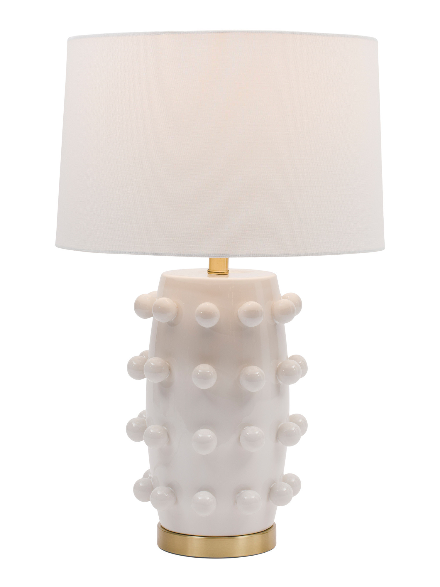 26in Dot Textured Ceramic  Table Lamp | TJ Maxx