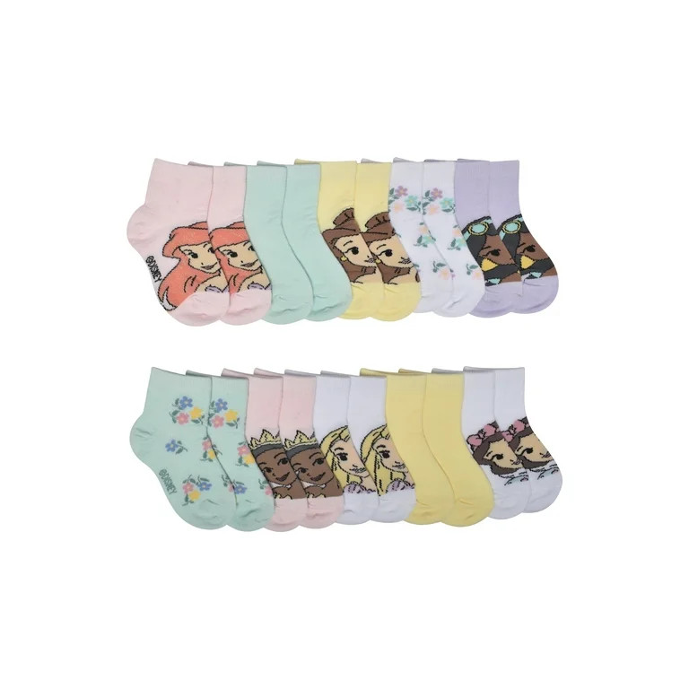 Character Toddler Ankle Socks, 10-Pack, Sizes 12M-5T | Walmart (US)