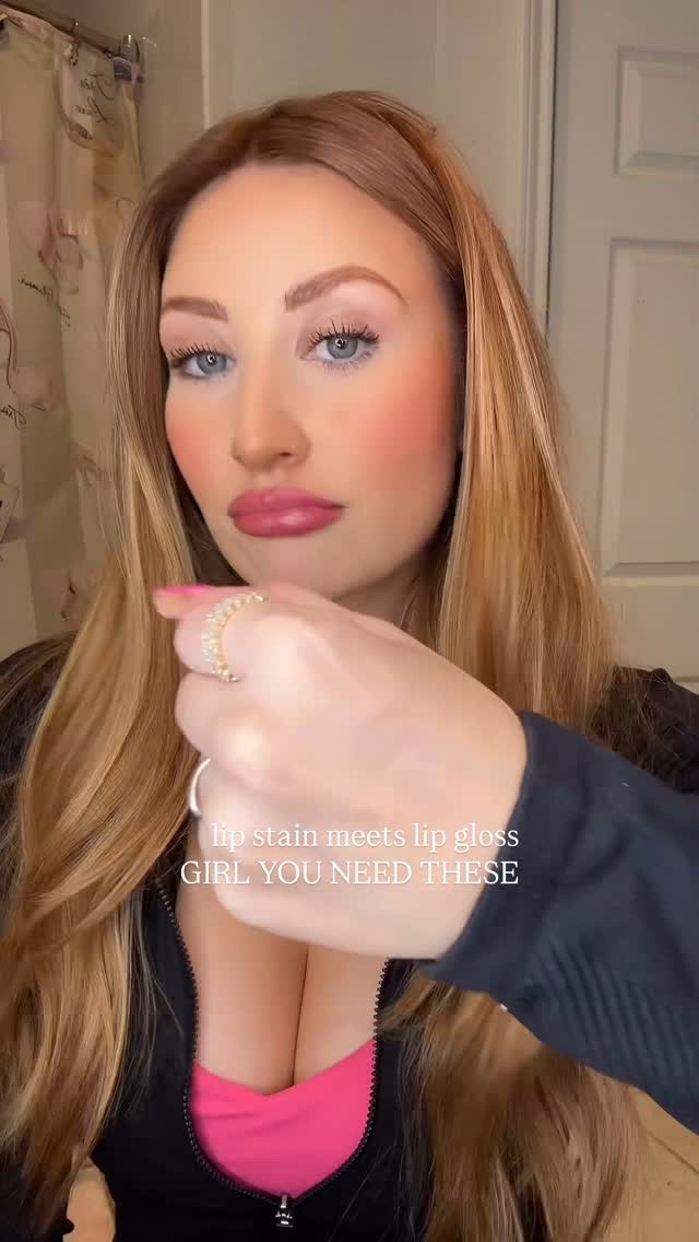 this shade is PERFECT @nyxcosmetics I have been using this shade nonstop the last week since I picked it up! New Lip IV in shade: drippin in rose 🎀 The stain it leaves behind is the perfect everyday shade if you have a similar complexion to mine 💓 I’m obsessed! #nyxpartner #lorealpartner #nyxcosmetics #nyxcosmeticspartner #nyxlipstain #lipstain #virallipstain #lipcombo #drugstoremakeup #affordablemakeup #affordablelipgloss #newmakeup #newlipproduct