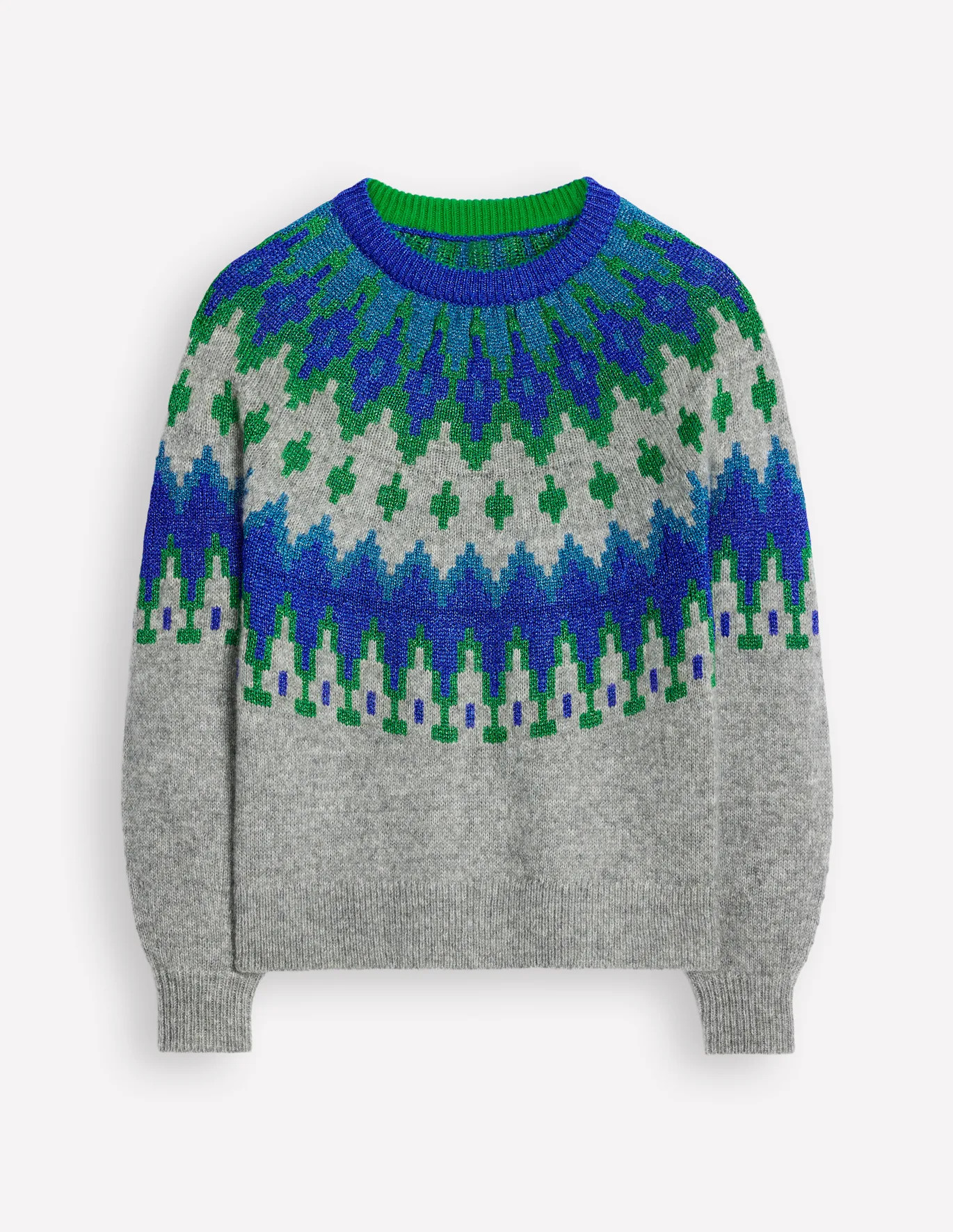 Kat Sparkle Fair Isle Jumper | Boden (US)