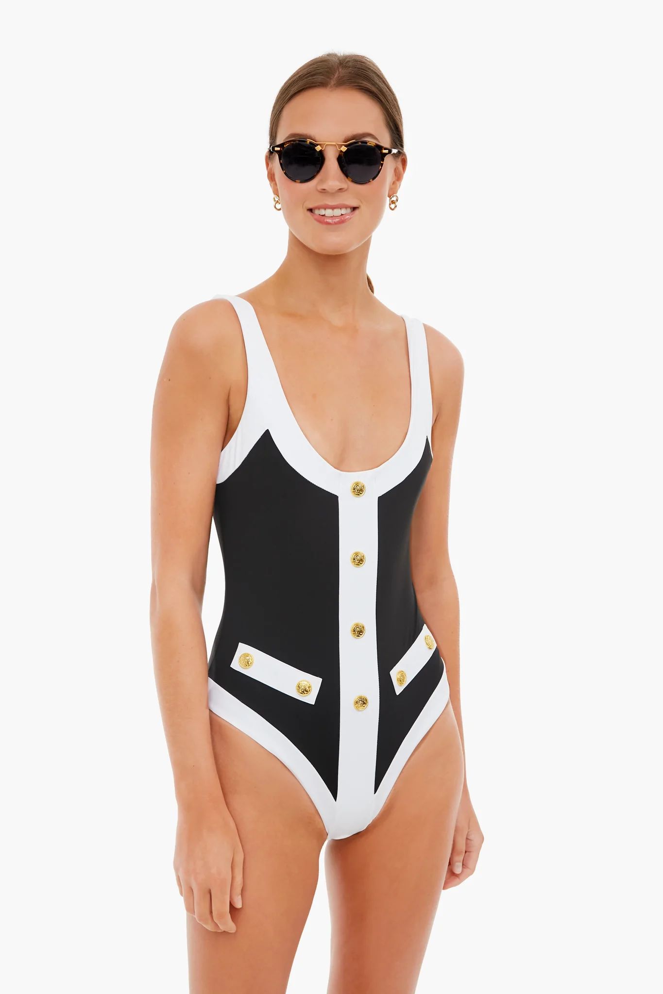 Black Combo Sailor One Piece | Tuckernuck (US)