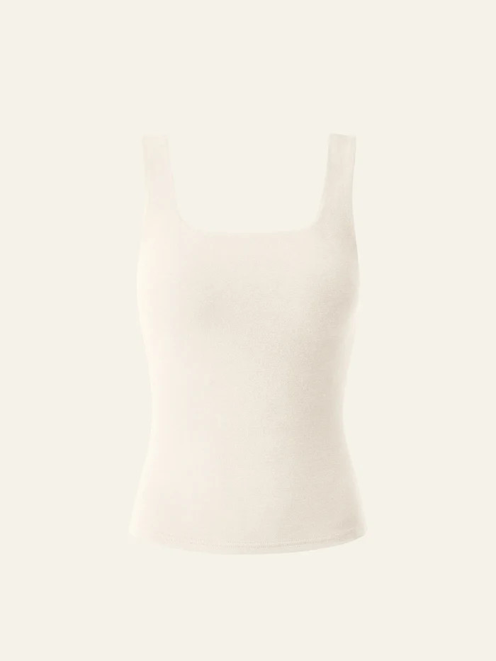 Tuckable Soft Brushed Brami Tank Top - Black | OGL