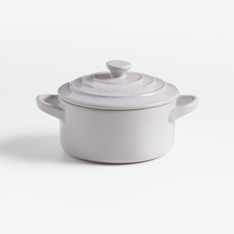 Le Creuset Shallot Mini Round Cocotte + Reviews | Crate & Barrel | Crate & Barrel