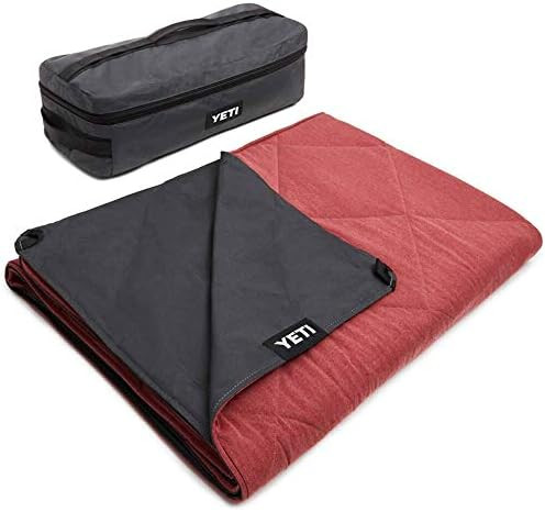 YETI Lowlands Blanket, Multi-Use Blanket with Travel Bag, Fireside Red | Amazon (US)