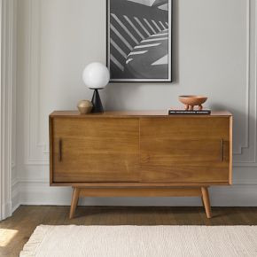 Mid-Century Narrow Media Console (48") | West Elm (US)