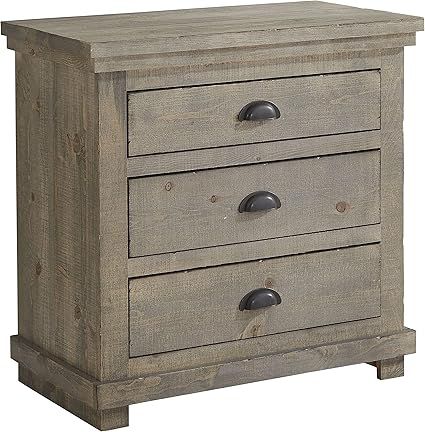 Progressive Furniture Willow Nightstand, Weathered Gray | Amazon (US)