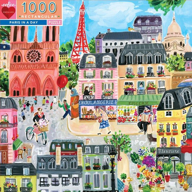 Paris in a Day 1000-Piece Puzzle | Maisonette