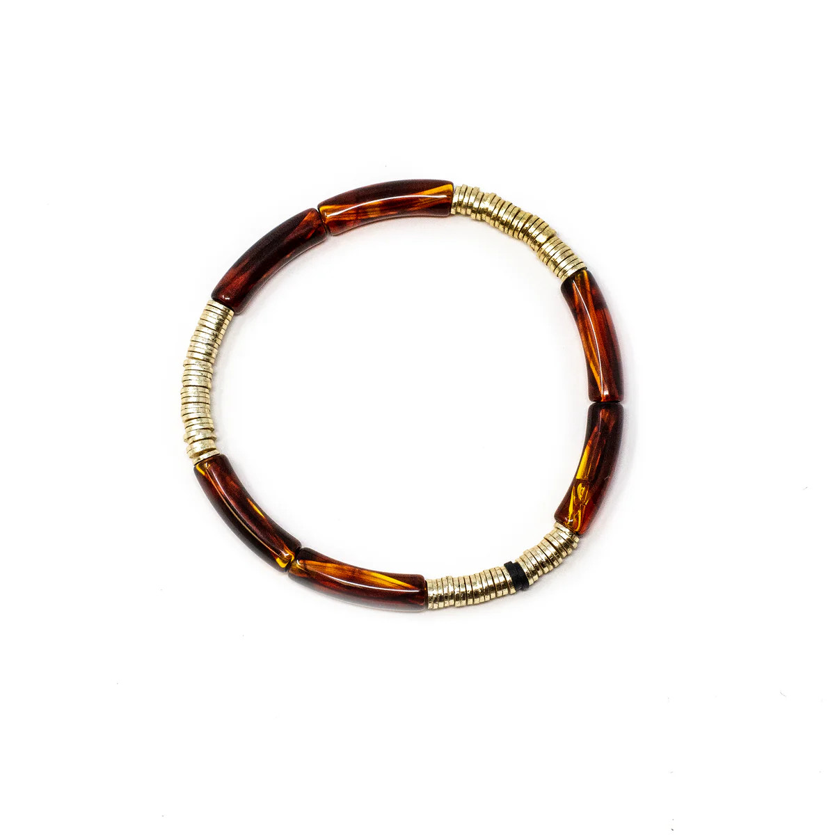 Tortoise Shell Zo Bracelet 4mm | Allie + Bess