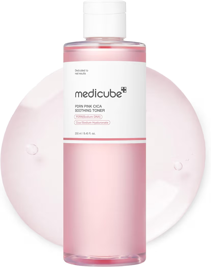 medicube Salmon DNA PDRN Pink CICA Tónico calmante I Pink Glow Toner para estimular la piel, cal... | Amazon (US)