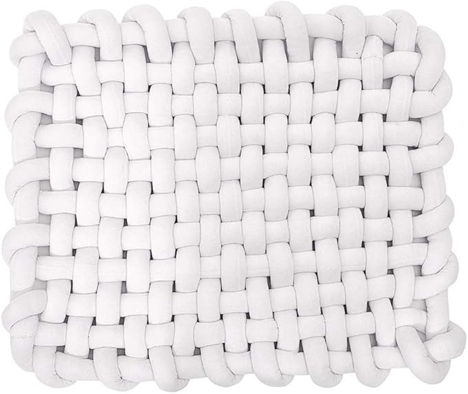 Wonder Space Knot Plush Baby Sleeping Mat, Soft Cotton Square Nursery Rug, Fashion Nursery Room D... | Amazon (US)