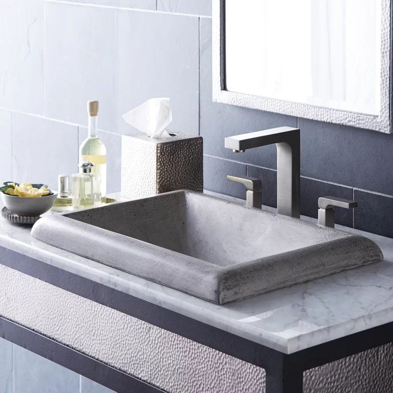 NSL2216-A Montecito Handmade Rectangular Drop-in Bathroom Sink | Wayfair Professional