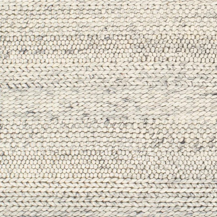 Altersberger Handmade Flatweave Wool Area Rug in Cream/Beige/Slate | Wayfair North America